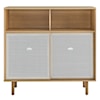 Modway Kurtis Display Cabinet with Mesh Sliding Doors