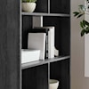 Modway Transmit Transmit 5 Shelf Wood Grain Bookcase