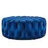 Modway Amour Amour Button Large Round Velvet Ottoman