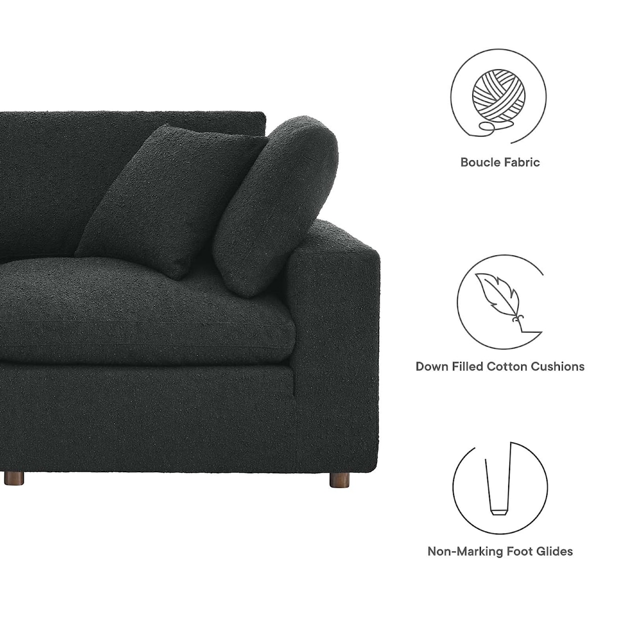 Modway Commix 3-Seater Sofa