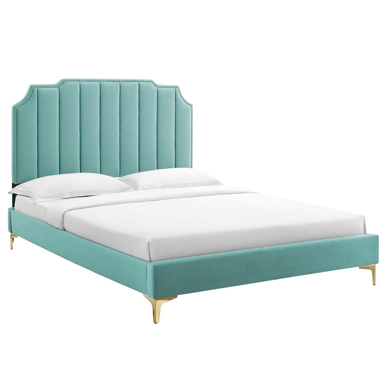 Modway Colette Colette Full Velvet Platform Bed