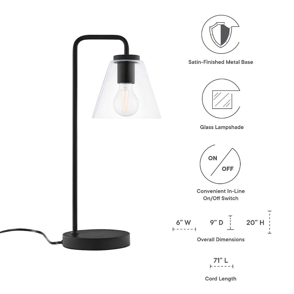 Modway Element Table Lamp