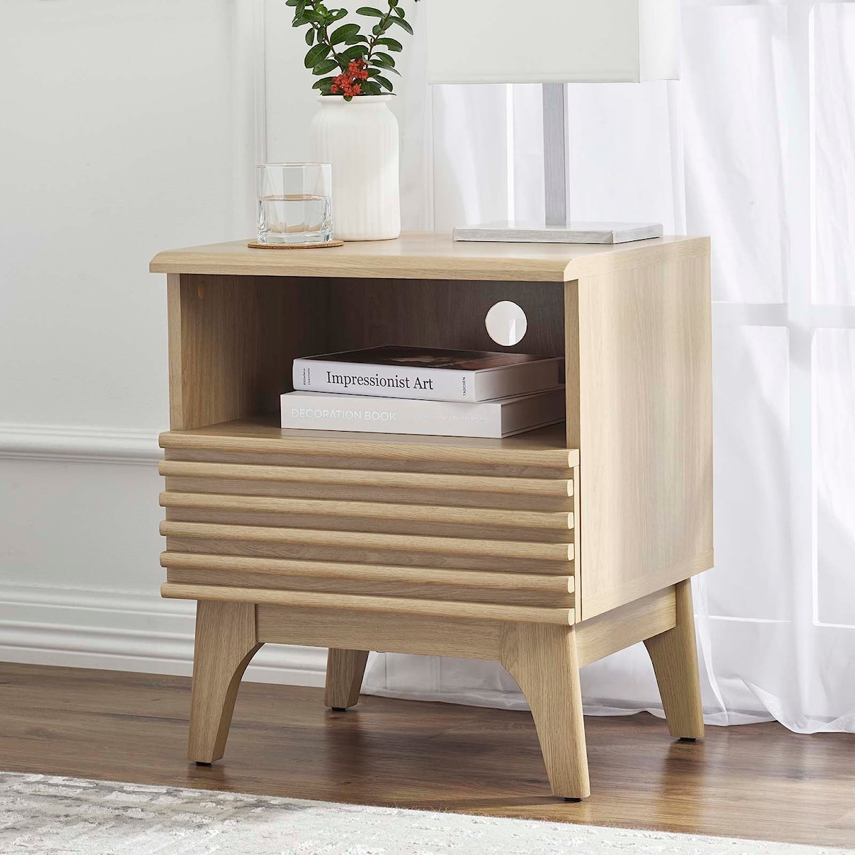 Modway Render Mid-Century Bedside Table