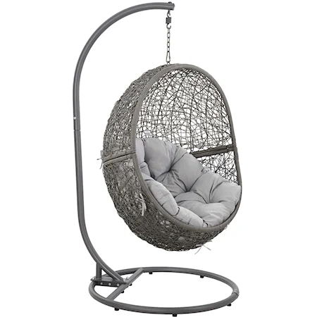 Encase Outdoor Patio Rattan Swing Chair