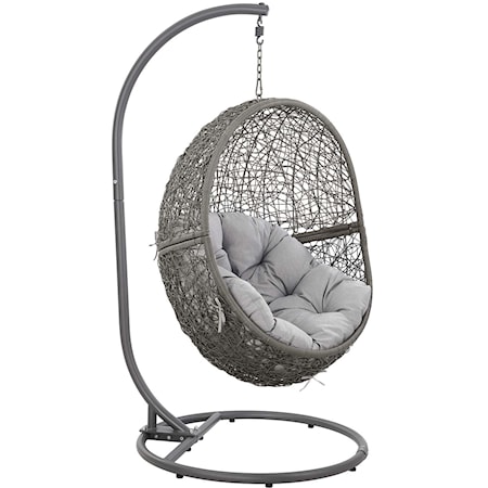 Encase Outdoor Patio Rattan Swing Chair