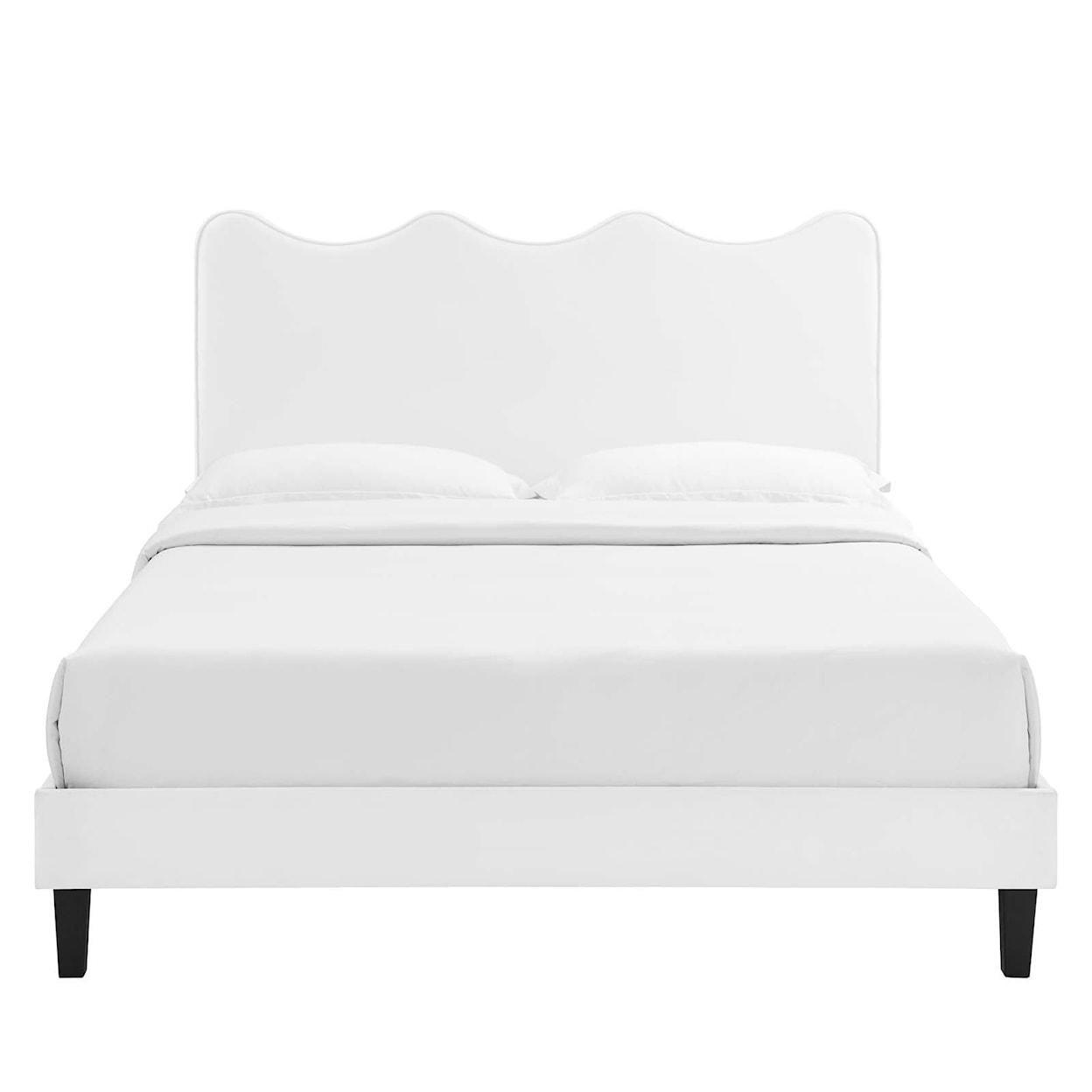 Modway Current Current Velvet King Platform Bed