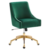 Discern Performance Velvet Office Chair