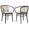 Modway Oliana Oliana Wood Dining Armchair Set of 2