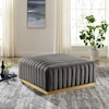 Modway Conjure Velvet Ottoman