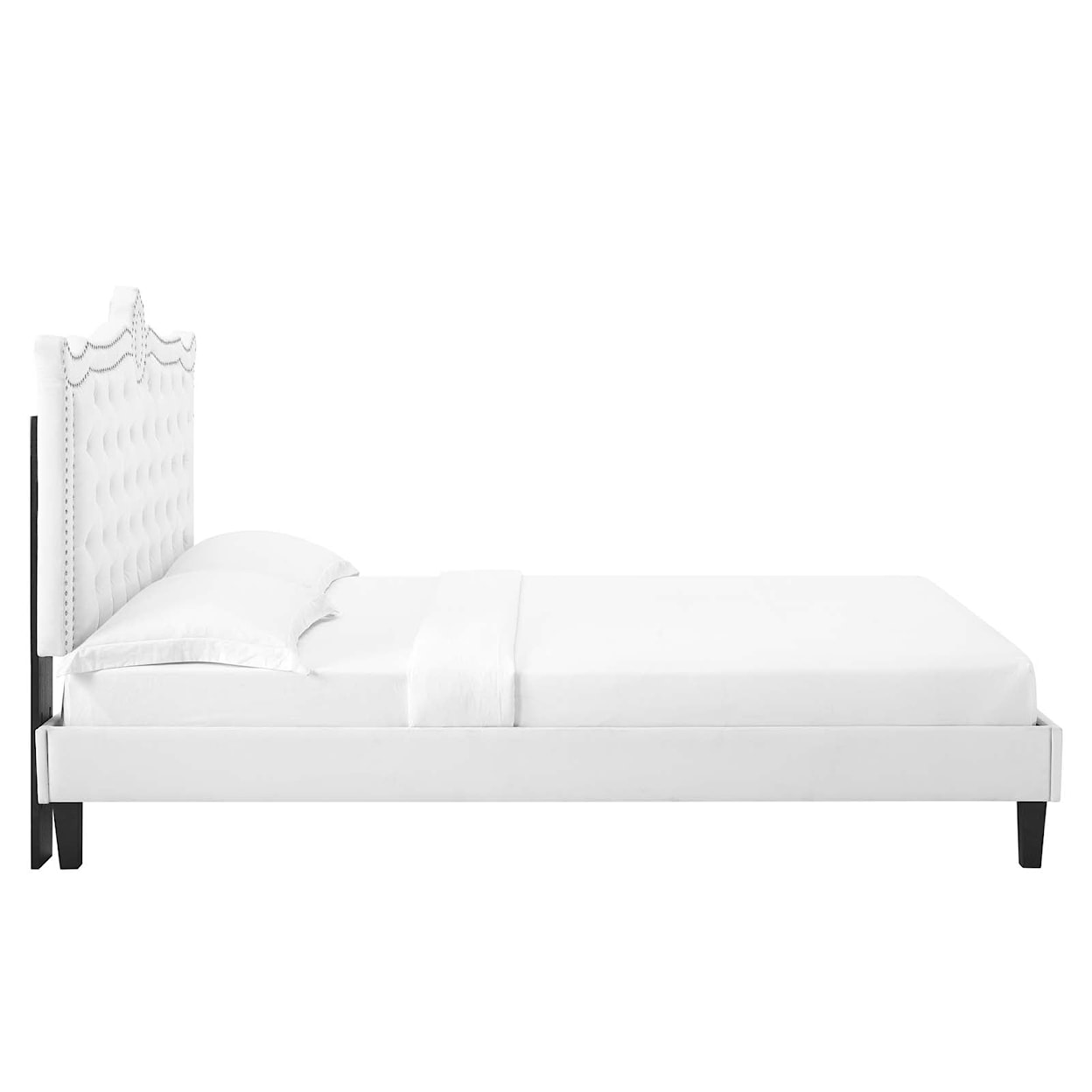 Modway Clara Clara Velvet Queen Platform Bed