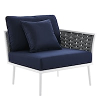 Stance Outdoor Patio Aluminum Right-Facing Armchair
