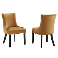 Marquis Performance Velvet Dining Chairs - Set of 2