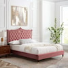 Modway Clara Clara Velvet Queen Platform Bed