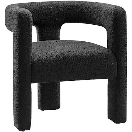 Kayla Boucle Upholstered Armchair