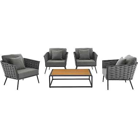 Stance 5 Piece Outdoor Sofa Set