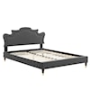 Modway Neena Neena Velvet Twin Bed