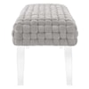 Modway Prologue Prologue Woven Velvet Ottoman