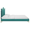 Modway Clara Clara Velvet Queen Platform Bed