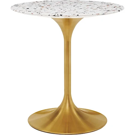 Lippa 28" Round Terrazzo Dining Table