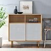 Modway Kurtis Display Cabinet with Mesh Sliding Doors