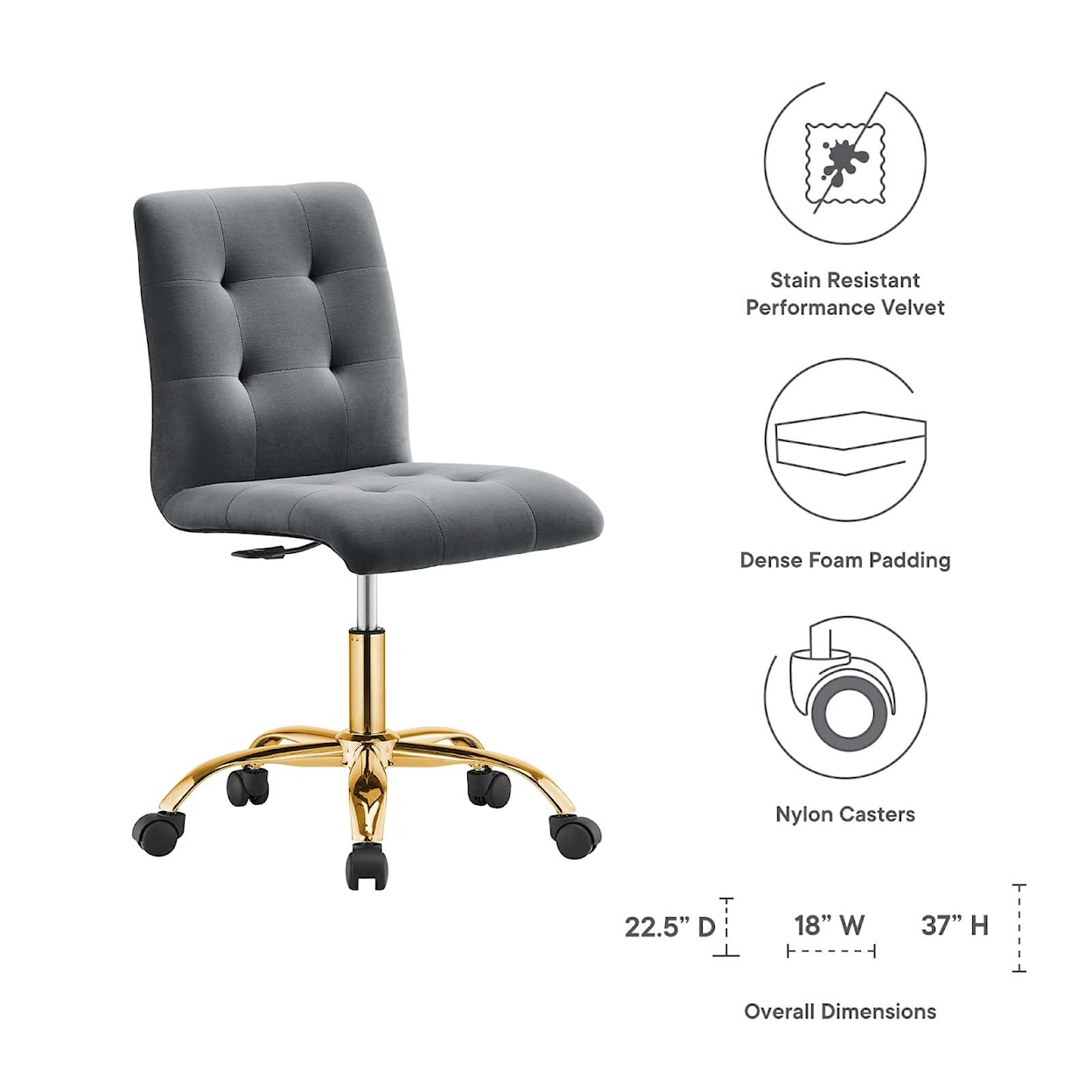 Modway Prim Swivel Office Chair