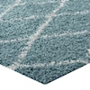 Modway Toryn Diamond Trellis Shag Area Rug