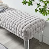 Modway Prologue Prologue Woven Velvet Ottoman