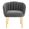 Modway Sanna Sanna Channel Velvet Armchair