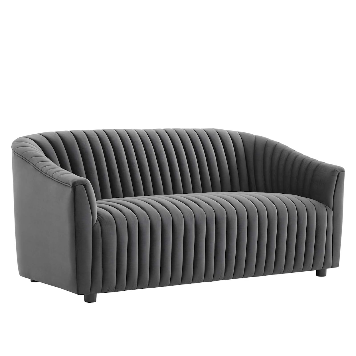 Modway Announce Announce Velvet Channel Loveseat