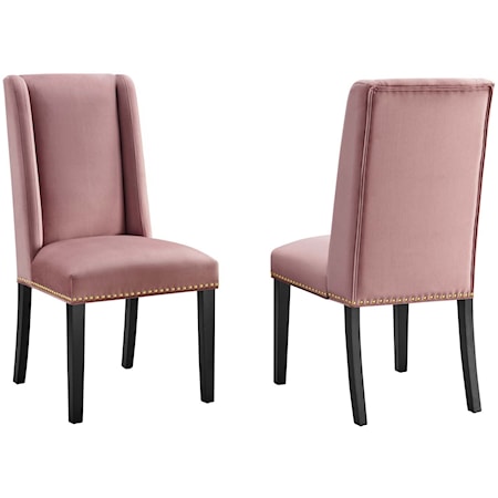 Baron Velvet Dining Chairs - Set of 2