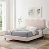 Modway Current Current Velvet King Platform Bed