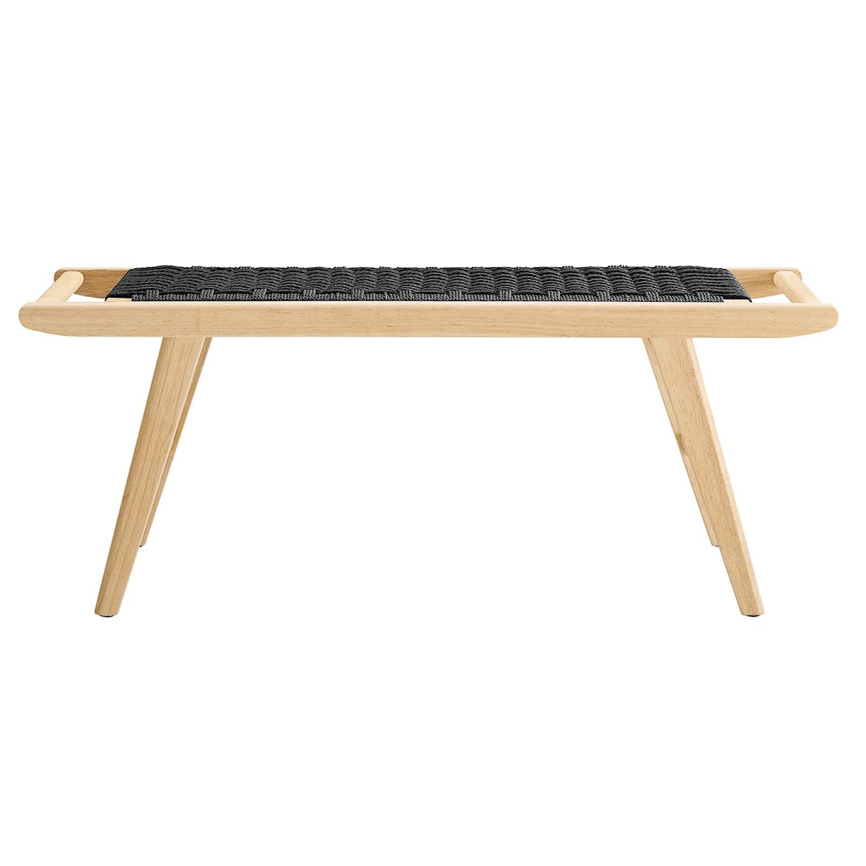 Modway Saoirse Saoirse 47" Wove Rope Wood Bench