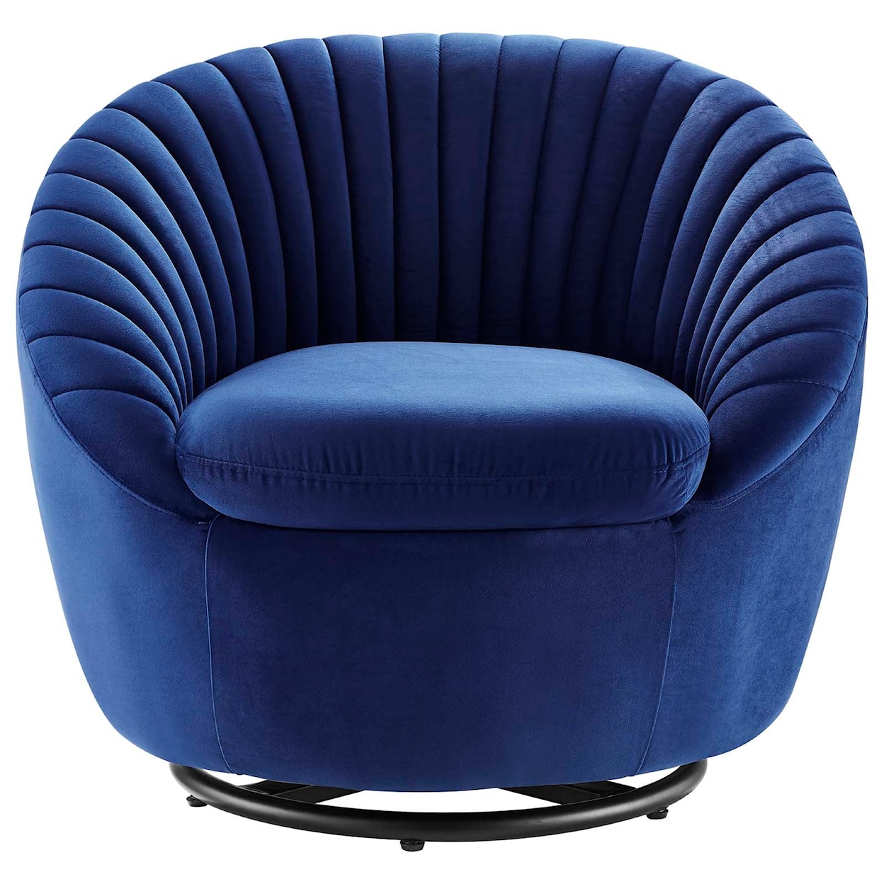 Modway Whirr Whirr Velvet Swivel Chair