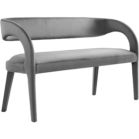 Pinnacle Performance Velvet Accent Bench