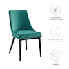 Modway Viscount Viscount Velvet Dining Chair