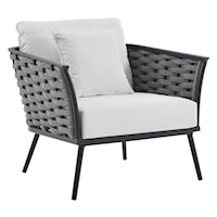 Stance Outdoor Patio Aluminum Armchair