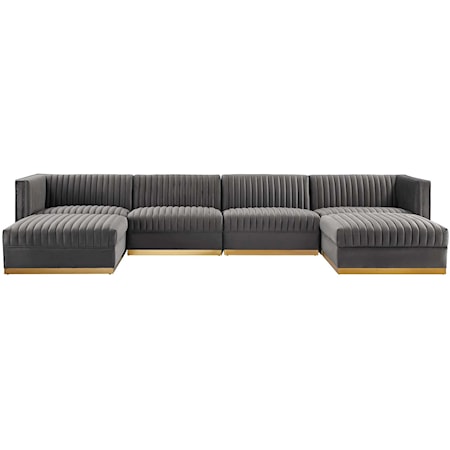 6-Piece Modular Sectional Sofa