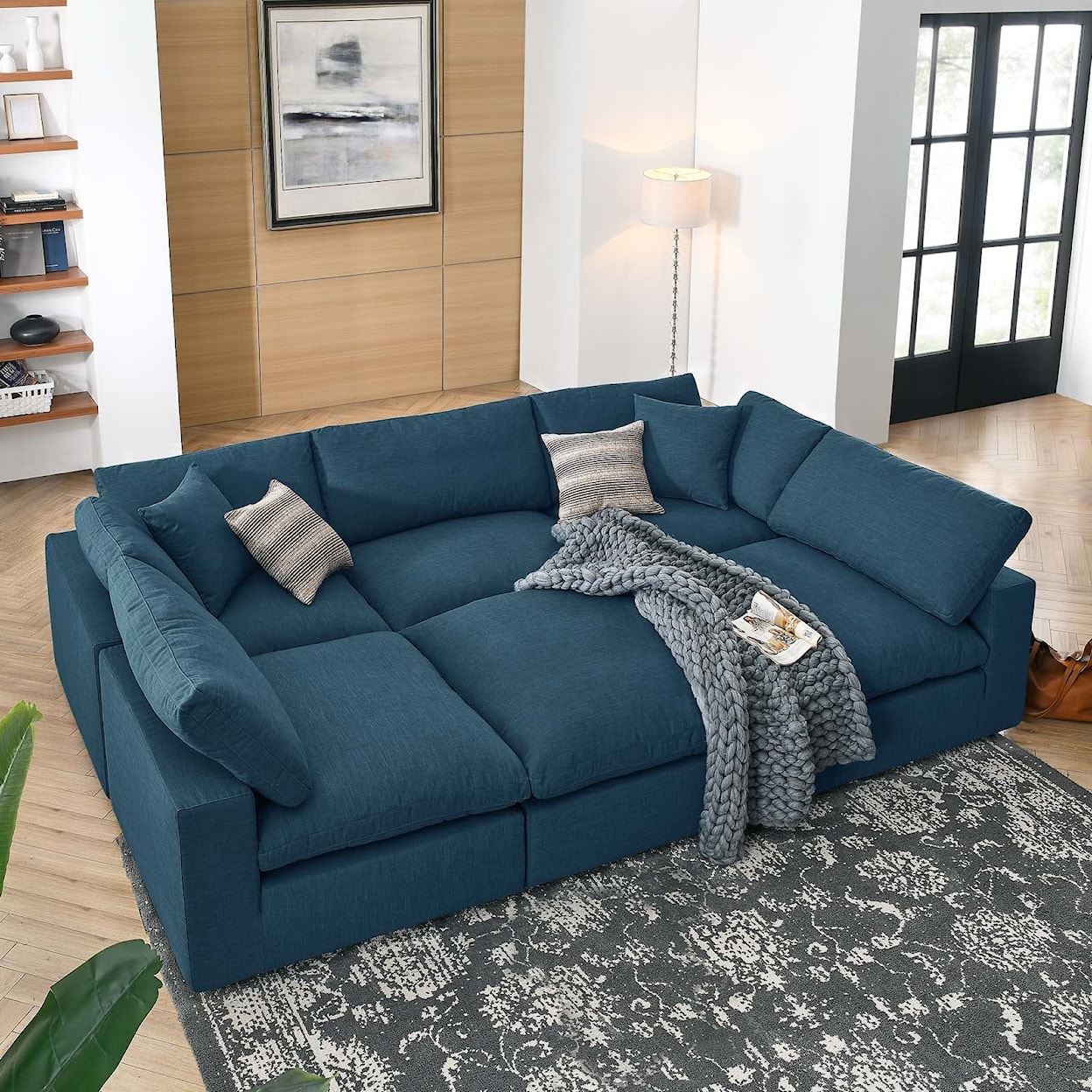 Modway Commix 6-Piece Sectional Sofa