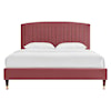 Modway Alessi Alessi Velvet Queen Platform Bed