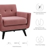 Modway Engage Engage Velvet Armchair