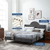 Modway Aurora Aurora Velvet Full Bed