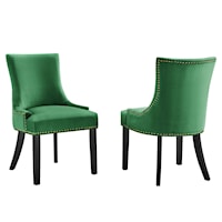 Marquis Performance Velvet Dining Chairs - Set of 2