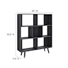 Modway Transmit Transmit 7 Shelf Wood Grain Bookcase