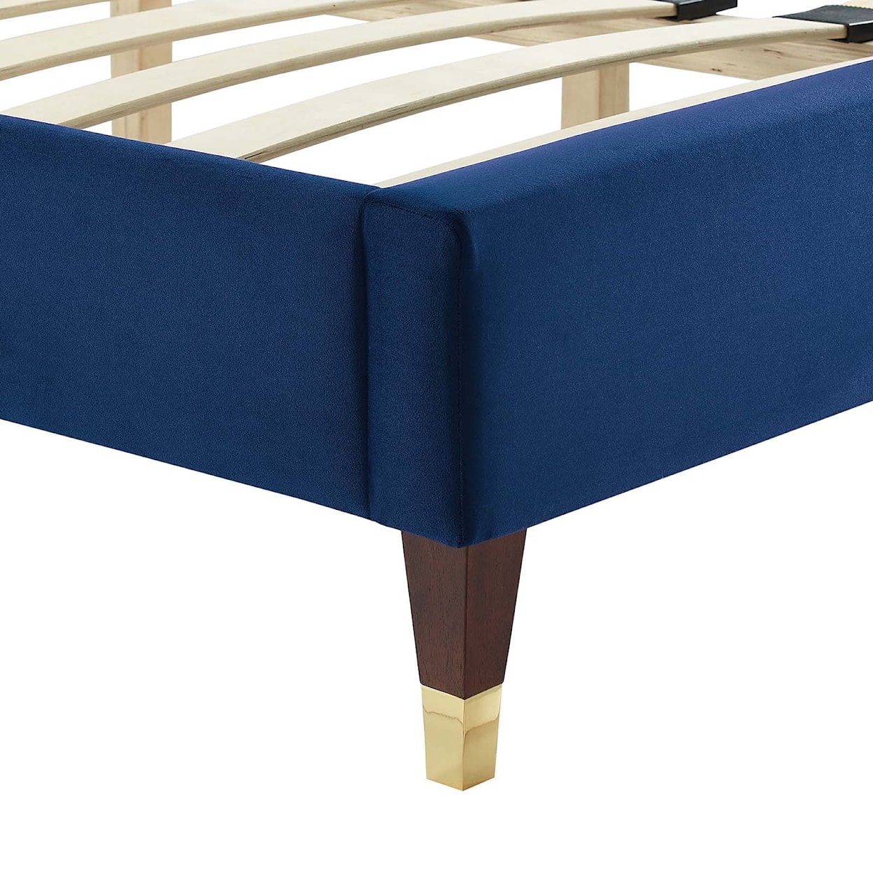 Modway Sofia Sofia Channel Velvet King Platform Bed