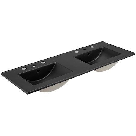 Cayman 48" Double Basin Bathroom Sink