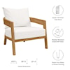 Modway Brisbane Patio Armchair