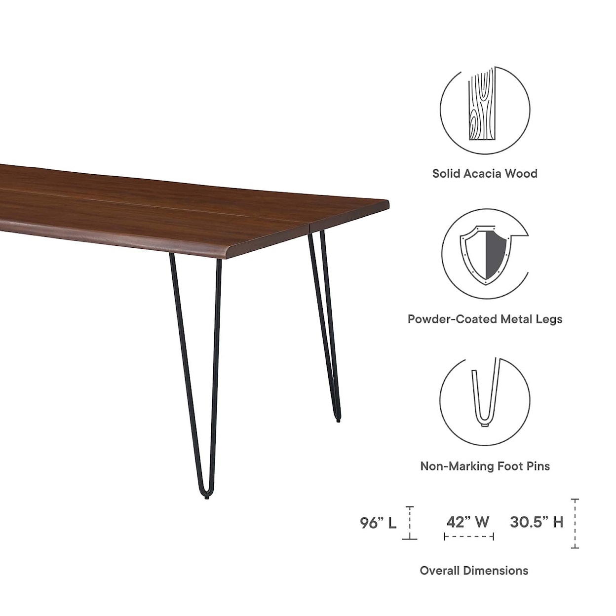 Modway Ardor Ardor 96" Dining Table