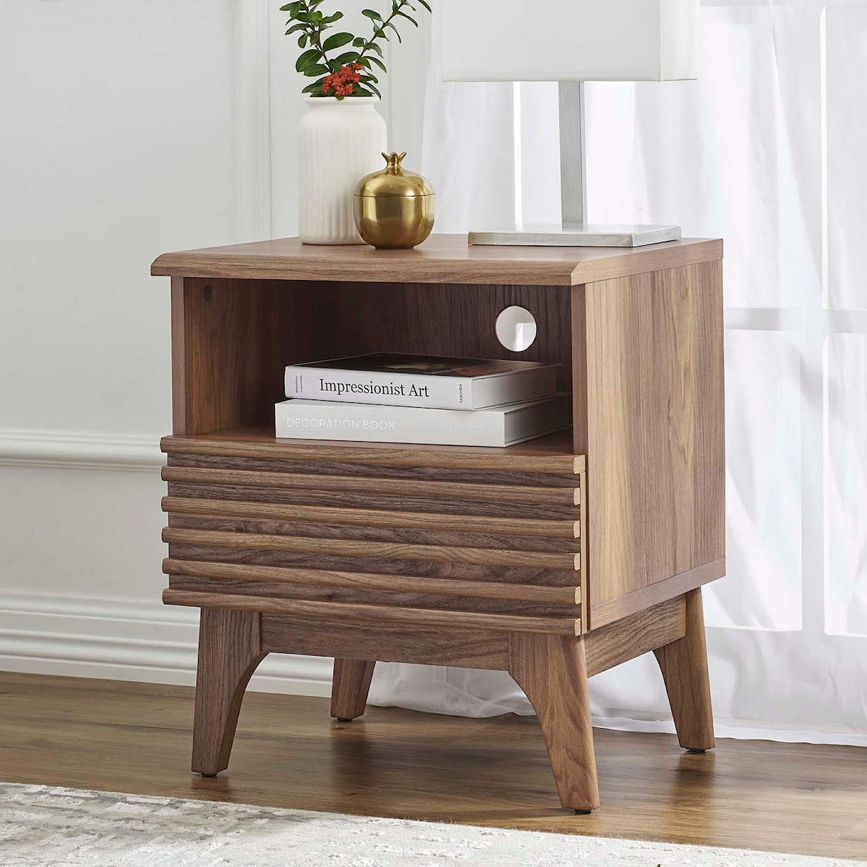 Modway Render Mid-Century Bedside Table