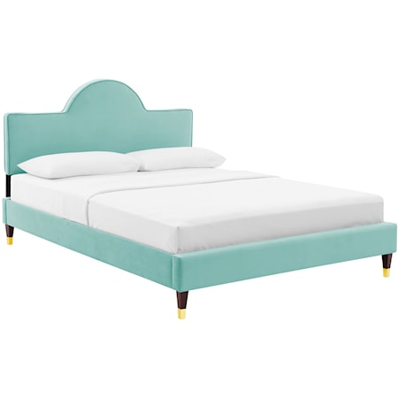 Aurora Velvet King Bed