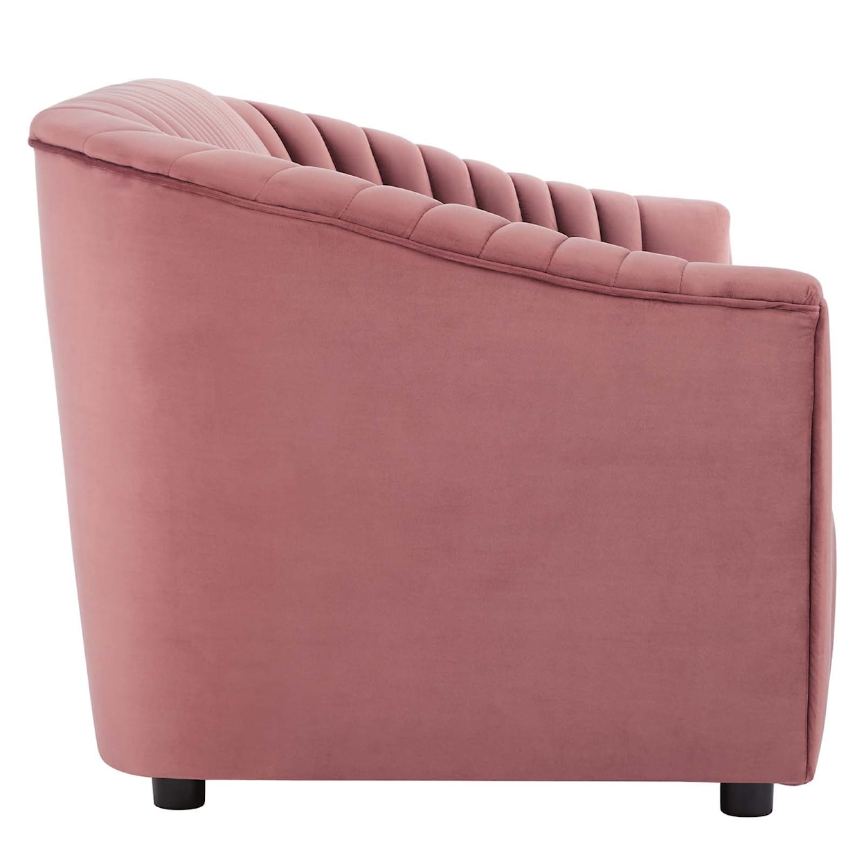 Modway Announce Announce Velvet Channel Loveseat